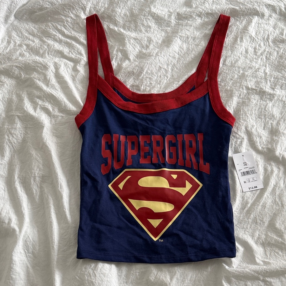 Copy- DC Justice League Red and Blue Tank Top